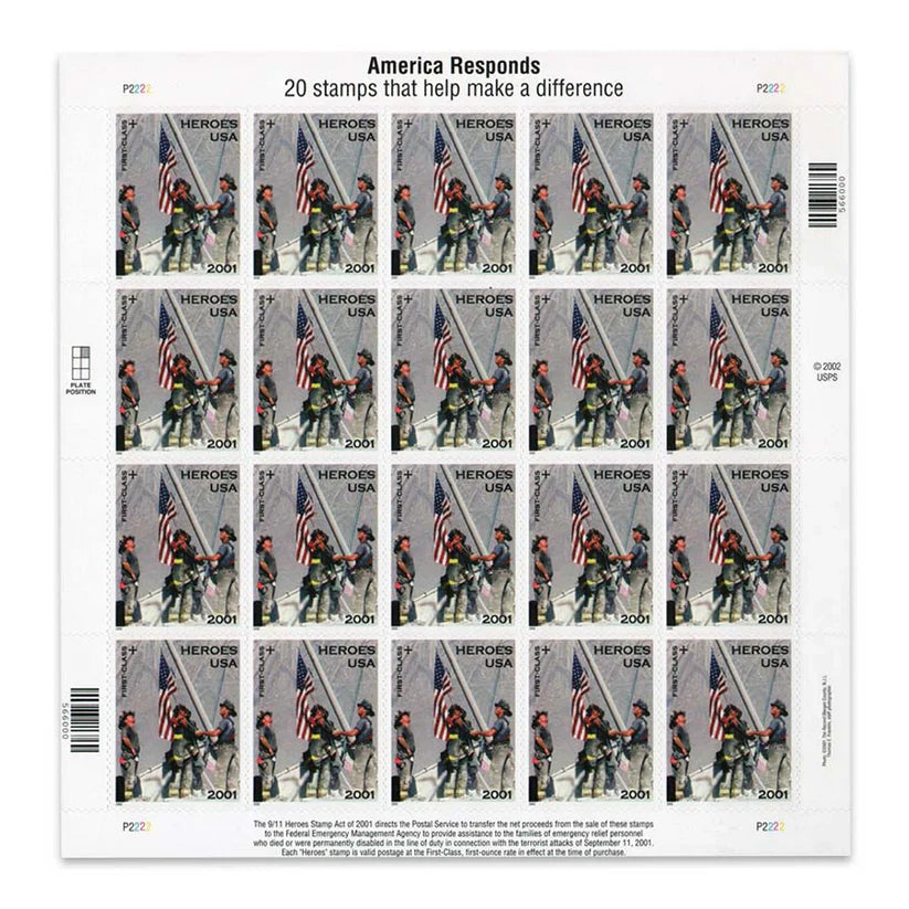Heroes of 2001 Semipostal Stamps – 2002 Issue – product image 2