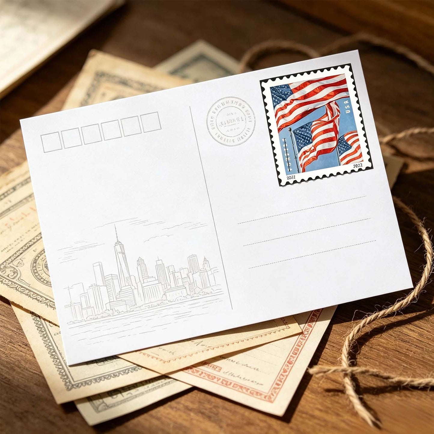 2022 U.S. Flags Forever Stamps – Coil