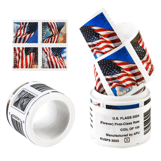 2024 U.S. Flags Forever Stamps – Coil – product image 1