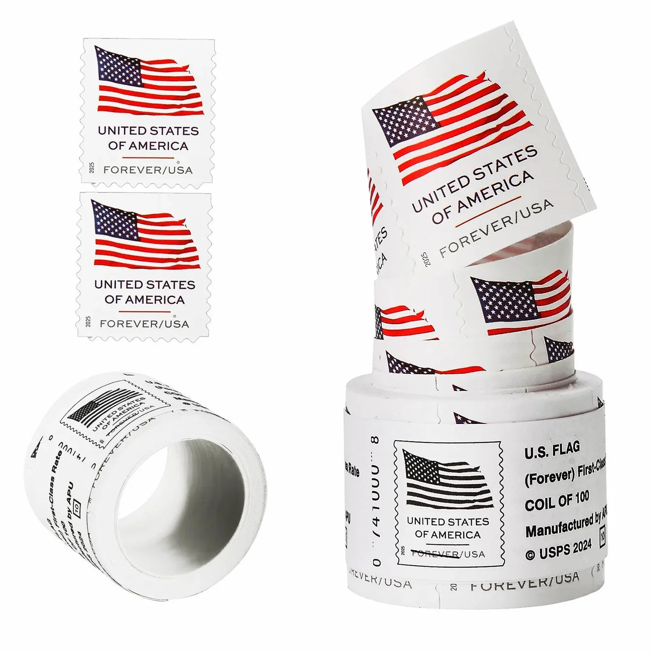 2025 U.S. Flag Forever Stamps – Coil – product image 1