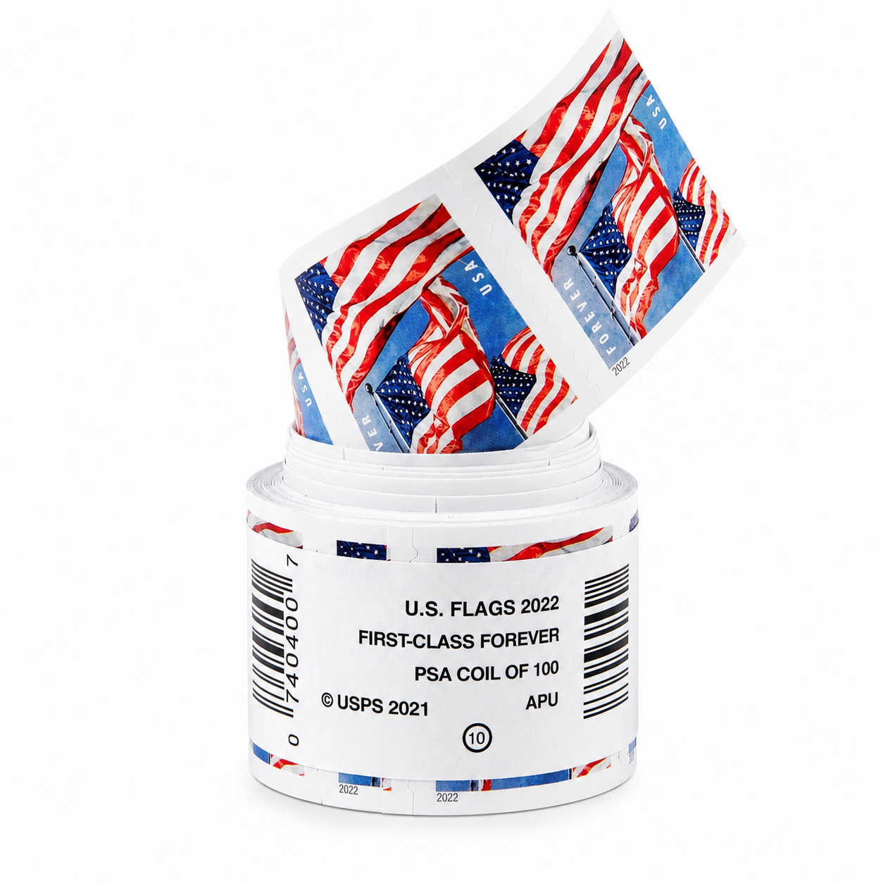 2022 U.S. Flags Forever Stamps – Coil – product image 1