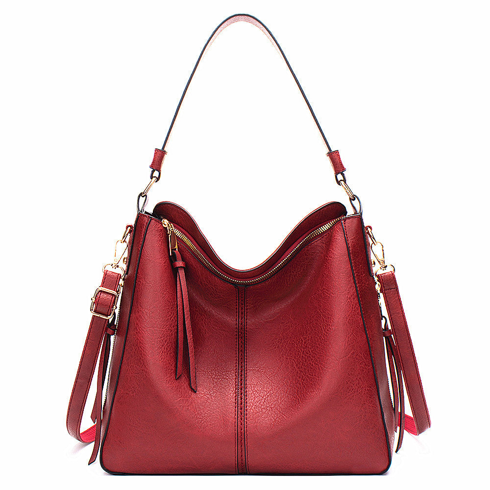 PU leather handbag