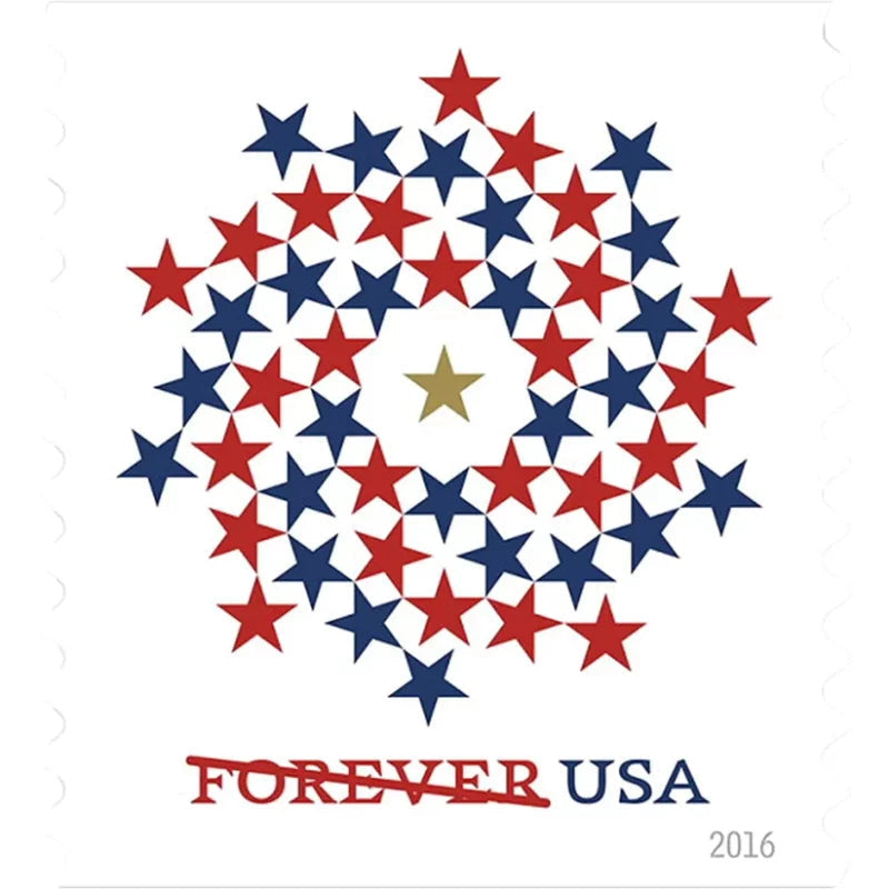 2016 Patriotic Spiral Forever Stamps – product image 1