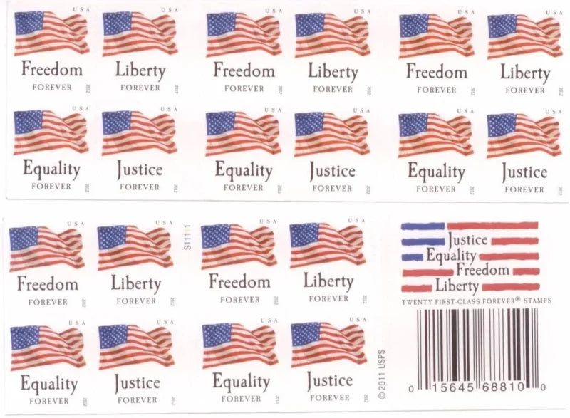 2012 Four Flags Forever Stamps – product image 2