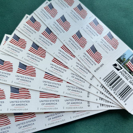 2025 U.S. Flag Forever Stamps – Pane Packs – product image 1