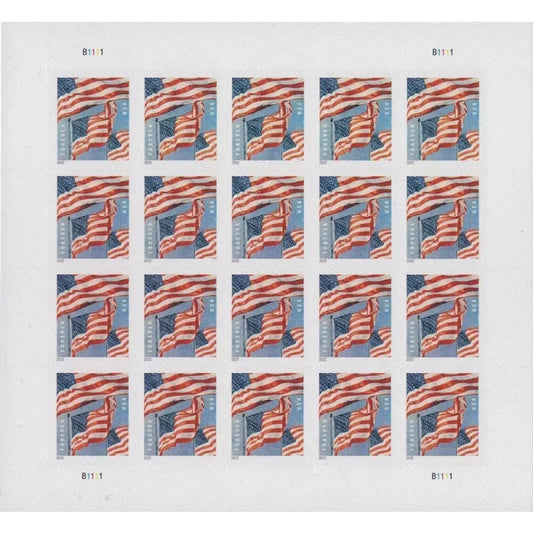 2022 U.S. Flags Forever Stamps – Pane Packs – product image 1