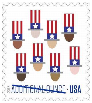 2017 Uncle Sam’s Hat Additional Ounce Stamps – product image 1